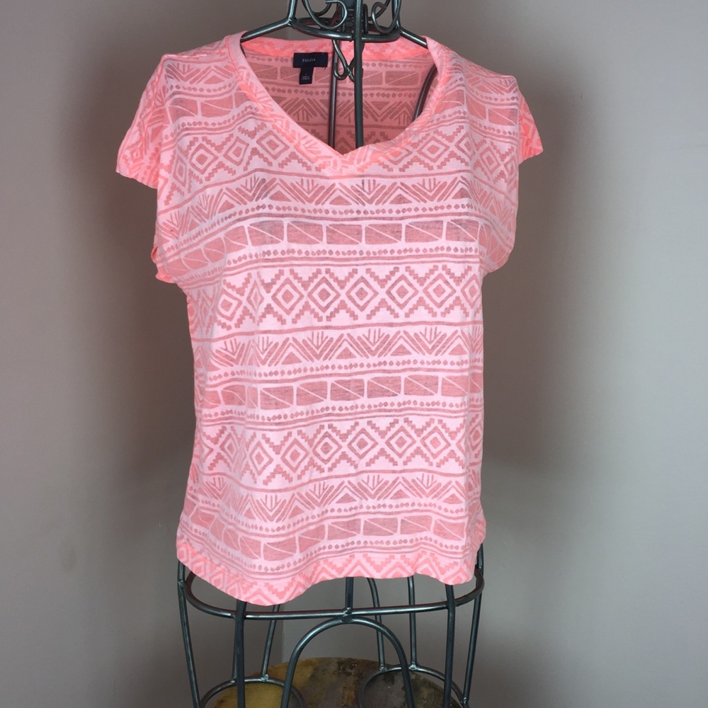 Talula orange crop top